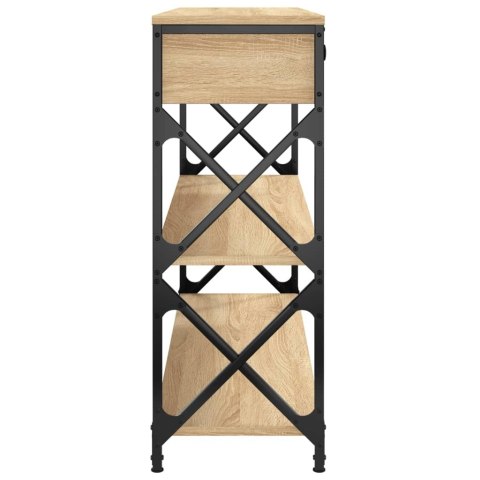 STOLIK KONSOLOWY DĄB SONOMA 100X28X75CM