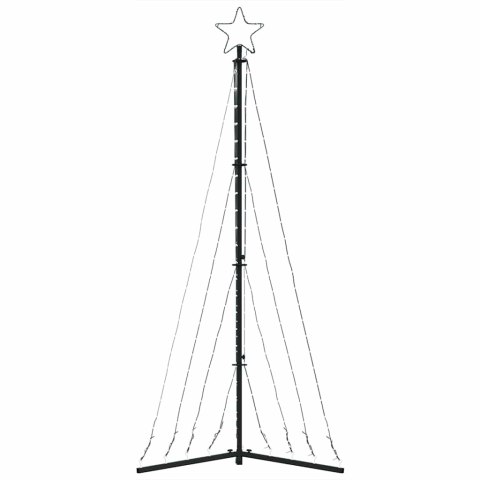 LAMPKI CHOINKOWE 339 ZIMNYCH BIAŁYCH LED 187CM