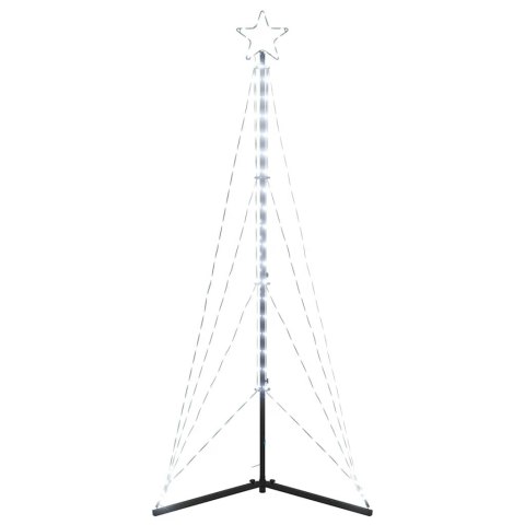 LAMPKI CHOINKOWE 363 LED ZIMNE BIAŁE ŚWIATŁO 182CM