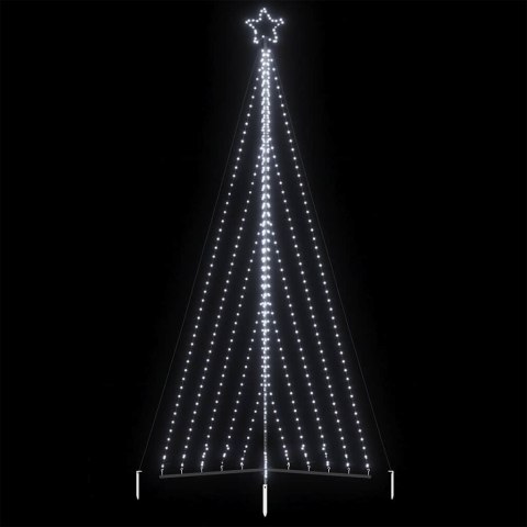LAMPKI CHOINKOWE 570 ZIMNYCH BIAŁYCH LED 399CM