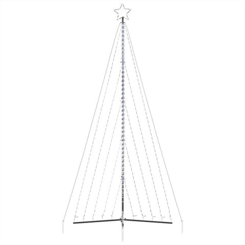 LAMPKI CHOINKOWE 570 ZIMNYCH BIAŁYCH LED 399CM