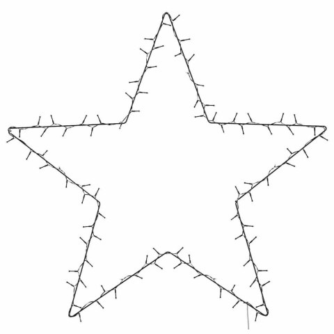 LAMPKI ŚWIĄTECZNE GWIAZDA SYLWETKA 115 LED