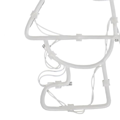 LAMPKI ŚWIĄTECZNE SYLWETKA ŚWIĘTEGO MIKOŁAJA 2 SZT. 35 LED