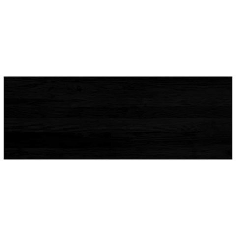 PARAPETY 2 SZT. CIEMNOBRĄZOWY 110X40X2CM LITE DREWNO DĘBOWE