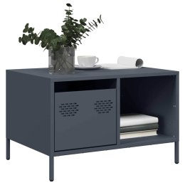 STOLIK KAWOWY ANTRACYT 68,5X50X43,5CM STAL WALCOWANA NA ZIMNO