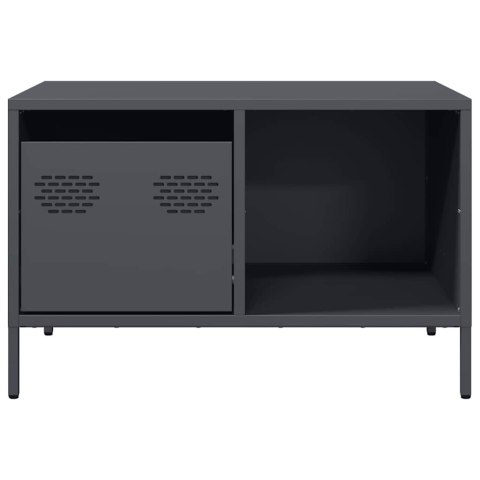 STOLIK KAWOWY ANTRACYT 68,5X50X43,5CM STAL WALCOWANA NA ZIMNO