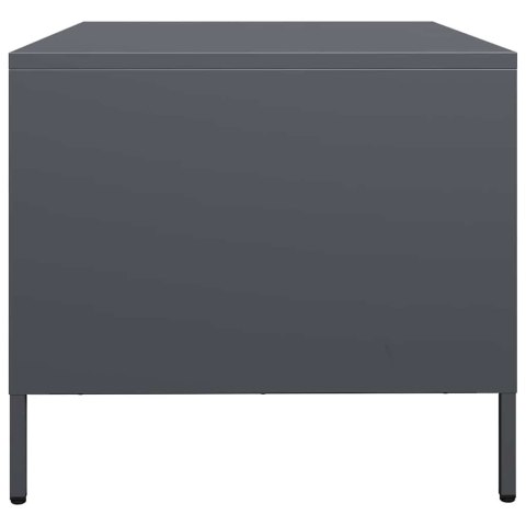STOLIK KAWOWY ANTRACYT 68,5X50X43,5CM STAL WALCOWANA NA ZIMNO