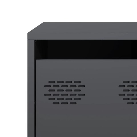 STOLIK KAWOWY ANTRACYT 68,5X50X43,5CM STAL WALCOWANA NA ZIMNO