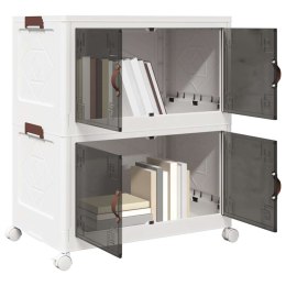 SKRZYNIA DO PRZECHOWYWANIA Z KÓŁKAMI 2-POZIOMOWA 75 L