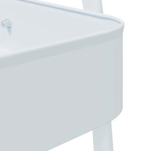 WÓZEK DO PRZECHOWYWANIA 3-POZIOMOWA BIAŁY 42X41,5X77CM