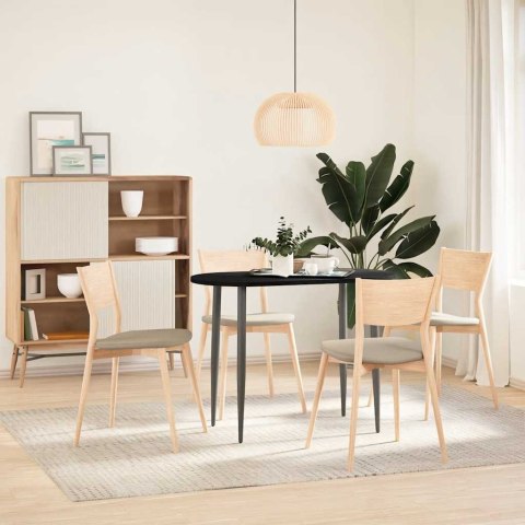 BLAT DO STOŁU BRĄZOWY 100X50X2CM LITE DREWNO DĘBOWE OWALNY