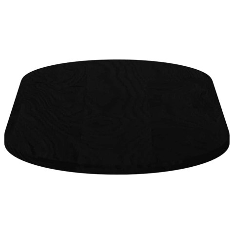 BLAT DO STOŁU BRĄZOWY 100X50X2CM LITE DREWNO DĘBOWE OWALNY