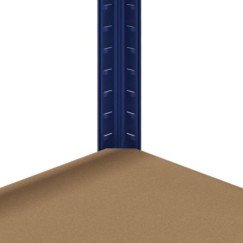 REGAŁY Z 5 PÓŁKAMI 2 SZT. NIEBIESKIE