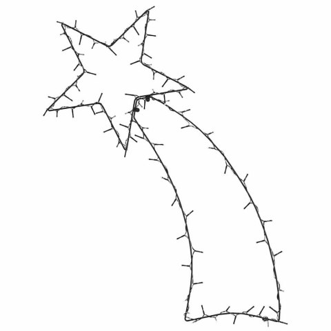 ŚWIĄTECZNE LAMPKI SPADAJĄCA GWIAZDA SYLWETKA 115 LED