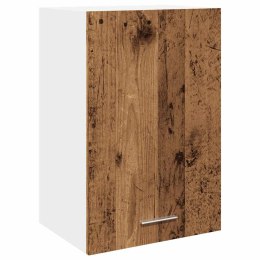 SZAFKA KUCHENNA WISZĄCA Z SZYBĄ STARE DREWNO 40X31X60CM