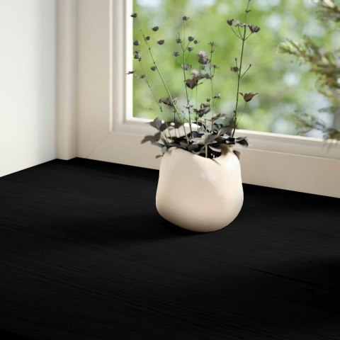PARAPETY 2 SZT. CIEMNOBRĄZOWY 80X20X2CM LITE DREWNO DĘBOWE