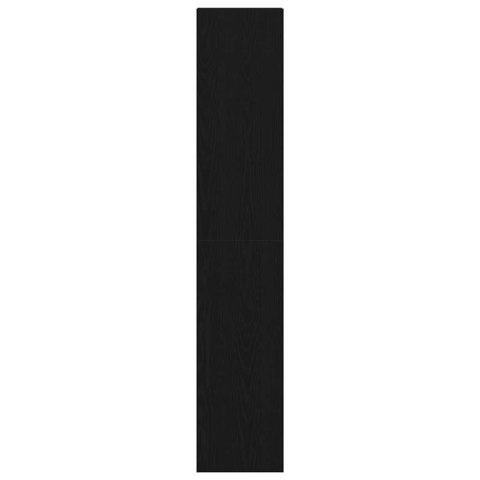 REGAŁY NA KSIĄŻKI 2 SZT. CZARNE 30X30X80CM