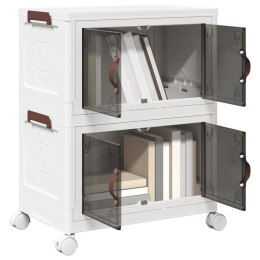 SKRZYNIA DO PRZECHOWYWANIA Z KÓŁKAMI 2-POZIOMOWA 28 L