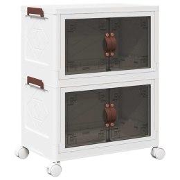 SKRZYNIA DO PRZECHOWYWANIA Z KÓŁKAMI 2-POZIOMOWA 28 L