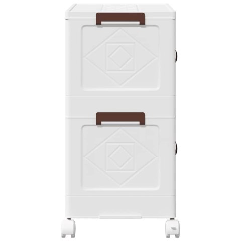 SKRZYNIA DO PRZECHOWYWANIA Z KÓŁKAMI 2-POZIOMOWA 28 L