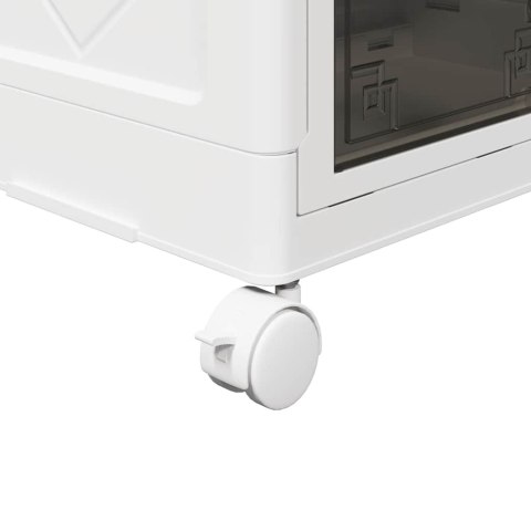 SKRZYNIA DO PRZECHOWYWANIA Z KÓŁKAMI 2-POZIOMOWA 28 L