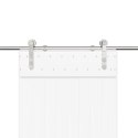 SYSTEM DO MOCOWANIA DRZWI PRZESUWNYCH 183CM STAL SREBRNY