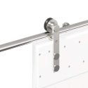 SYSTEM DO MOCOWANIA DRZWI PRZESUWNYCH 183CM STAL SREBRNY