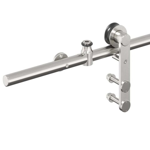SYSTEM DO MOCOWANIA DRZWI PRZESUWNYCH 183CM STAL SREBRNY