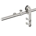 SYSTEM DO MOCOWANIA DRZWI PRZESUWNYCH 200CM STAL SREBRNY