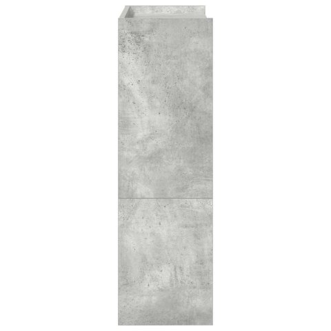 PÓŁKA NA BUTY BETONOWA SZAROŚĆ 80X25X61,5CM