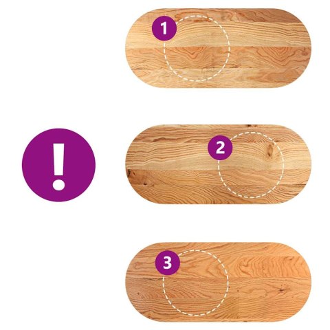 BLAT DO STOŁU BRĄZOWY 140X60X2CM LITE DREWNO DĘBOWE OWALNY