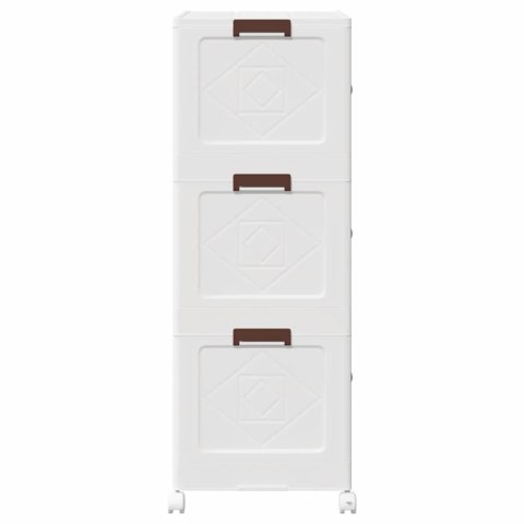 SKRZYNIA DO PRZECHOWYWANIA Z KÓŁKAMI 3-POZIOMOWA 75 L