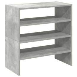 STOJAKI NA BUTY 2 SZT. SZAROŚĆ BETONU 60X30X30,5CM