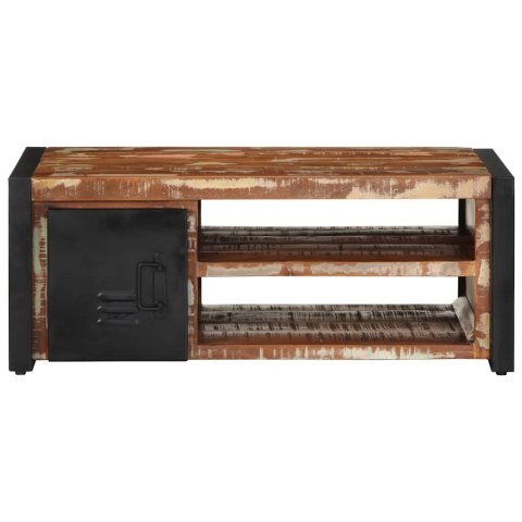 STOLIK KAWOWY KOLOROWY 90X50X36CM LITE DREWNO ODZYSKANE