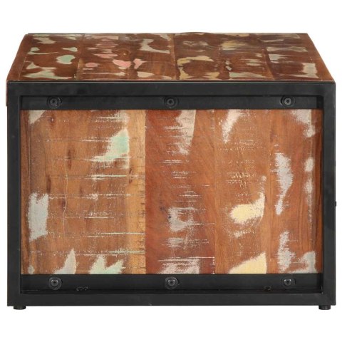 STOLIK KAWOWY KOLOROWY 90X50X36CM LITE DREWNO ODZYSKANE