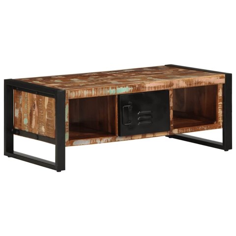 STOLIK KAWOWY KOLOROWY 90X50X36CM LITE DREWNO ODZYSKANE