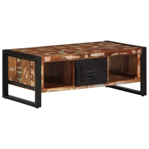 STOLIK KAWOWY KOLOROWY 90X50X36CM LITE DREWNO ODZYSKANE