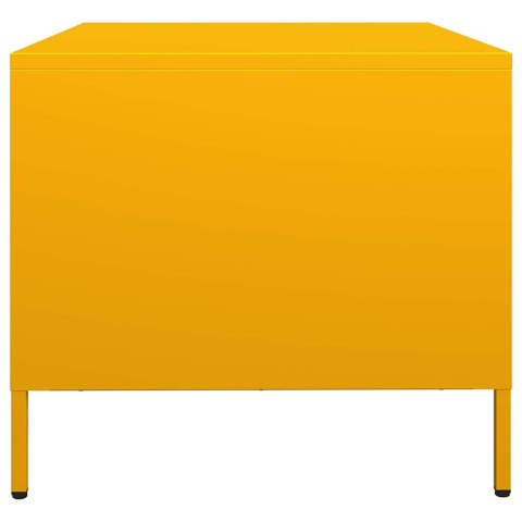 STOLIK KAWOWY MUSZTARDA 68,5X50X43,5CM STAL WALCOWANA NA ZIMNO