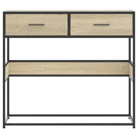 STOLIK KONSOLOWY DĄB SONOMA 90X35X80CM