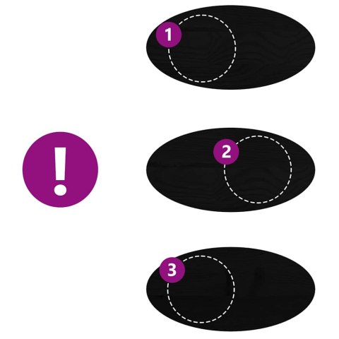 BLAT DO STOŁU BRĄZOWY 80X40X4CM LITE DREWNO DĘBOWE OWALNY