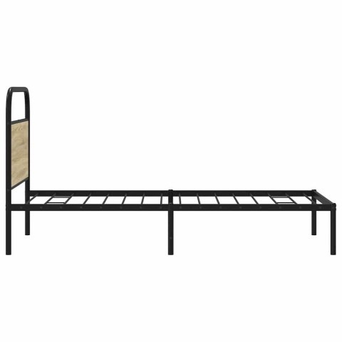 ŁÓŻKO BEZ MATERACA 100X200CM DĄB SONOMA
