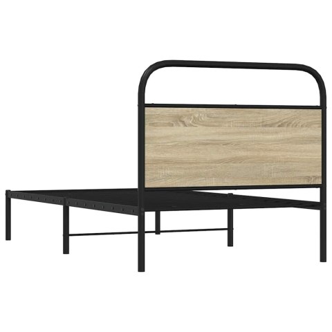 ŁÓŻKO BEZ MATERACA 100X200CM DĄB SONOMA