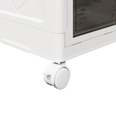 SKRZYNIA DO PRZECHOWYWANIA Z KÓŁKAMI 3-POZIOMOWA 28 L