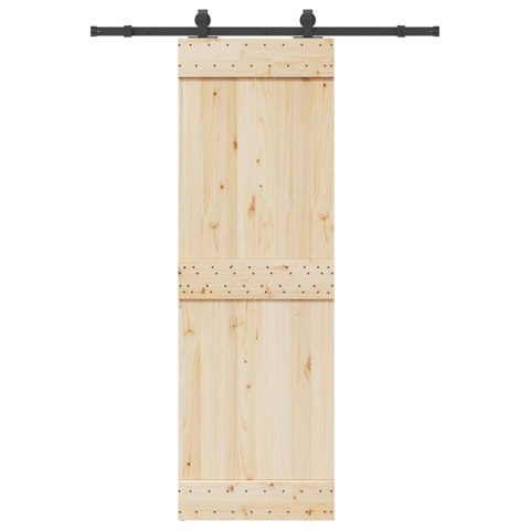 SYSTEM DO MONTAŻU DRZWI PRZESUWNYCH 152,5CM STAL CZARNY