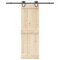 SYSTEM DO MONTAŻU DRZWI PRZESUWNYCH 183CM STAL CZARNY