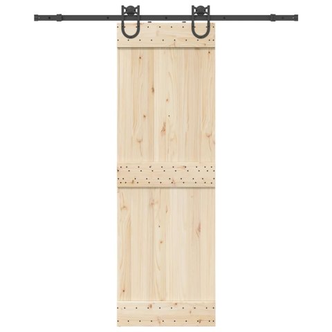 SYSTEM DO MONTAŻU DRZWI PRZESUWNYCH 183CM STAL CZARNY