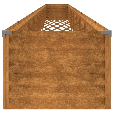 PODWYŻSZONA DONICA 960X50X36CM STAL KORTENOWSKA