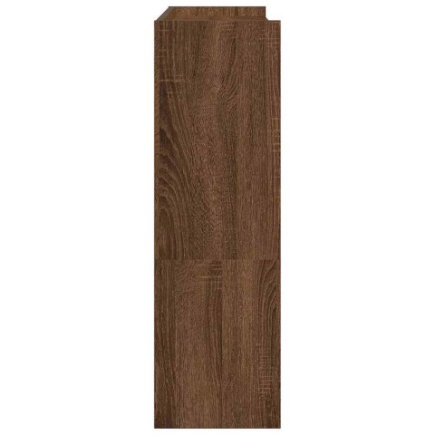 PÓŁKA NA BUTY BRĄZOWY DĄB 80X25X81CM