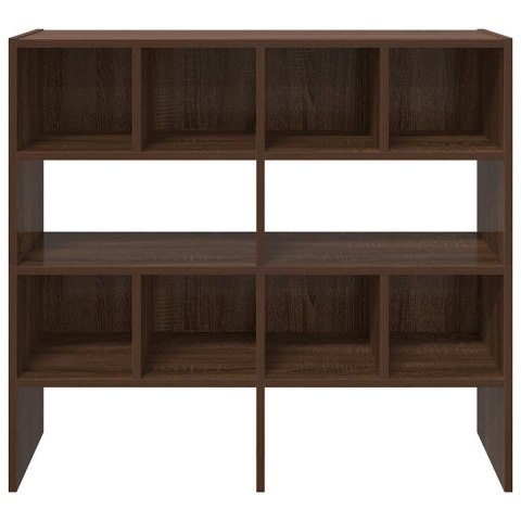 STOJAKI NA BUTY 2 SZT. SZTAPLOWANY BRĄZOWY DĄB 89,5X30X40CM