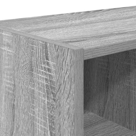 STOJAKI NA BUTY 2 SZT. SZTAPLOWANY SZARY DĄB 89,5X30X40CM